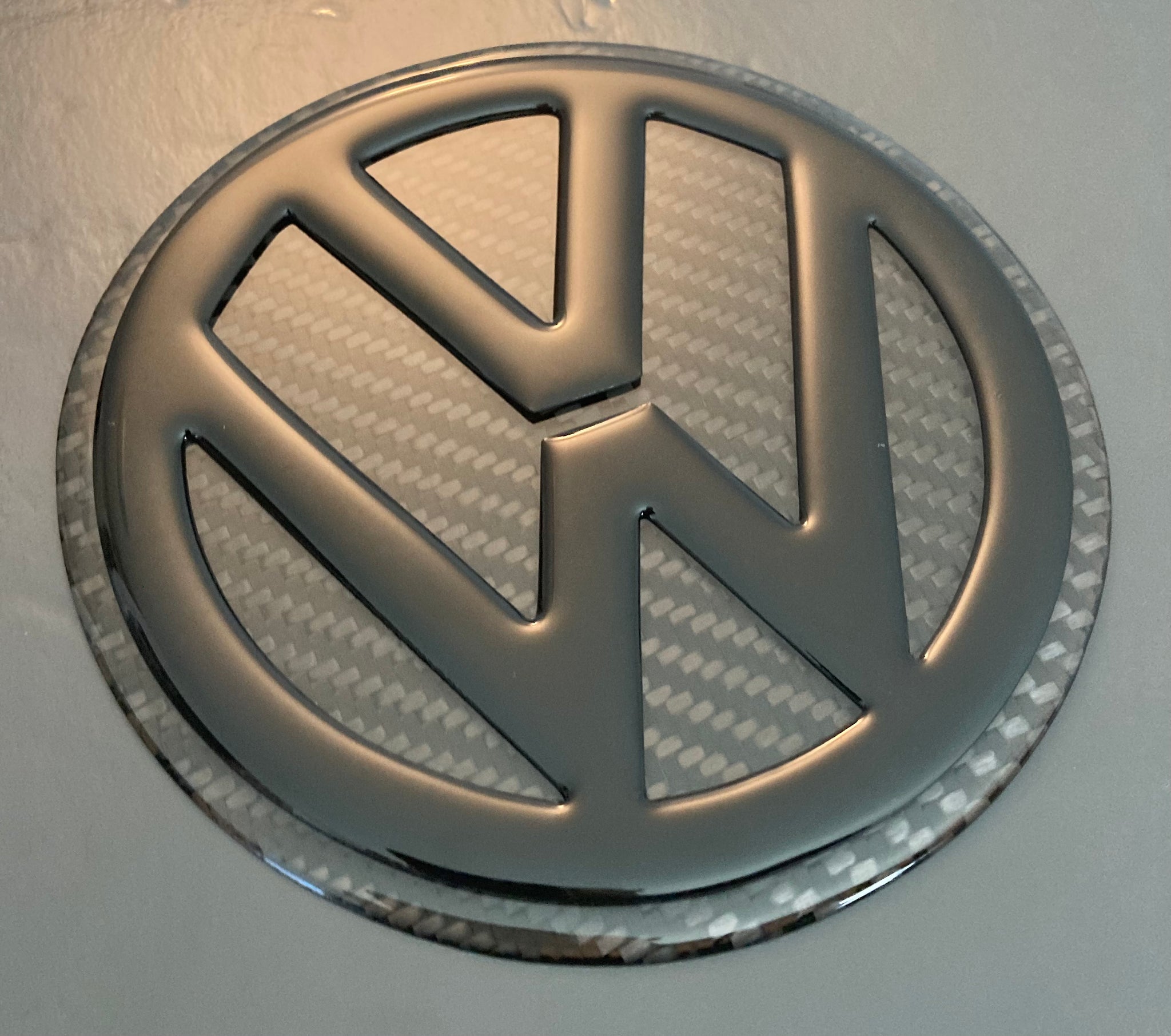 Volkswagen Emblem (Most Colors Available) – Custom Carbon Emblems